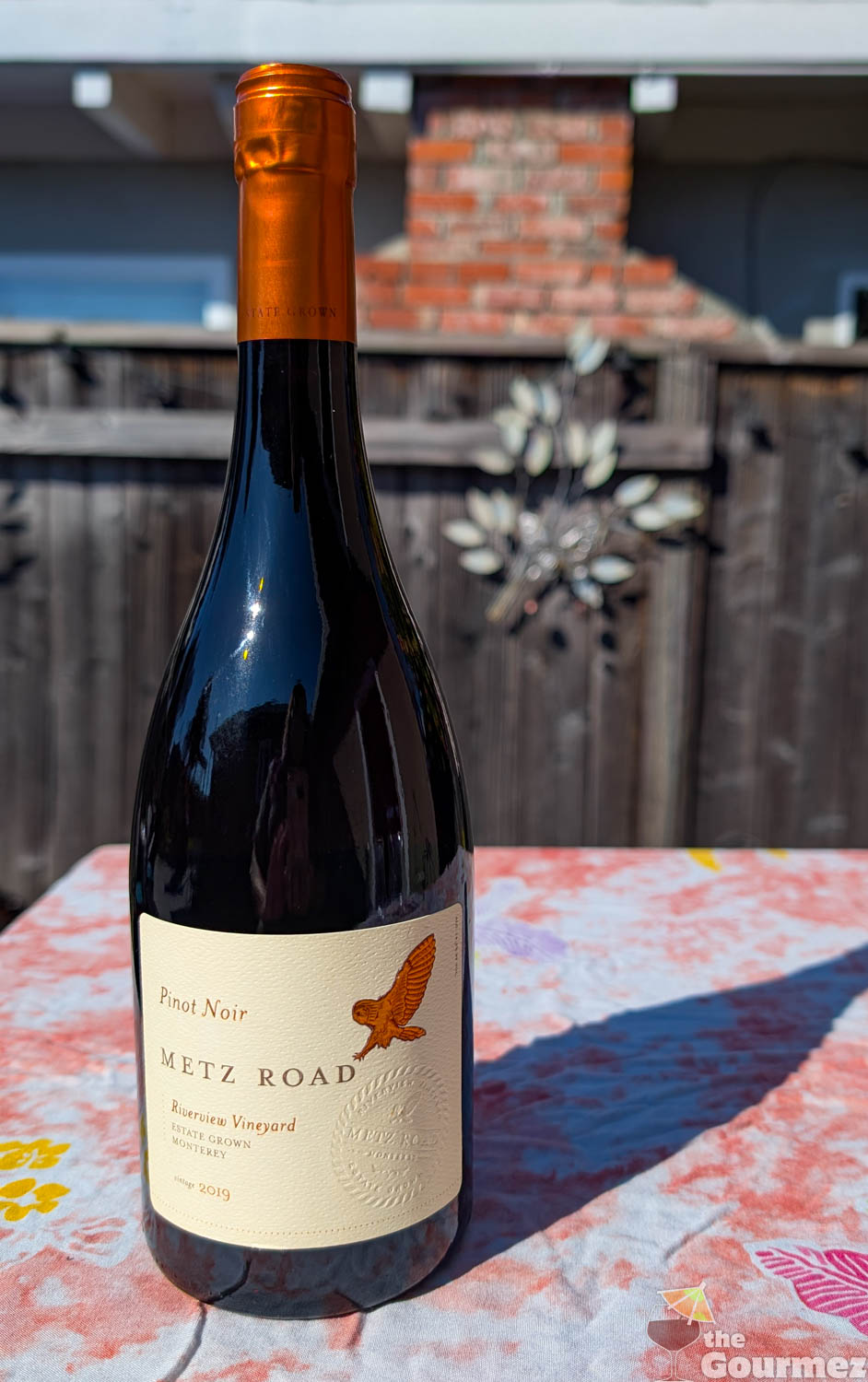 metz road pinot noir bottle