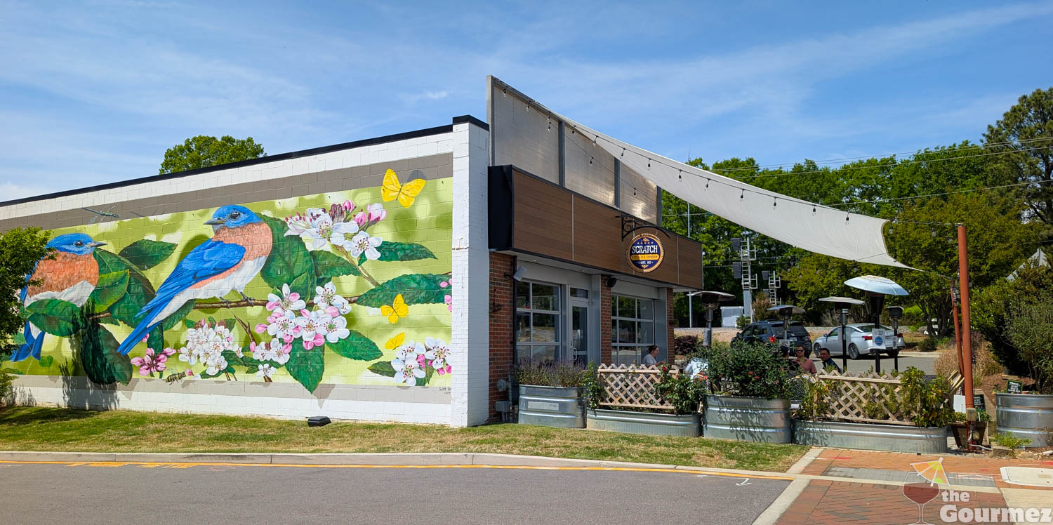 scratch mural building