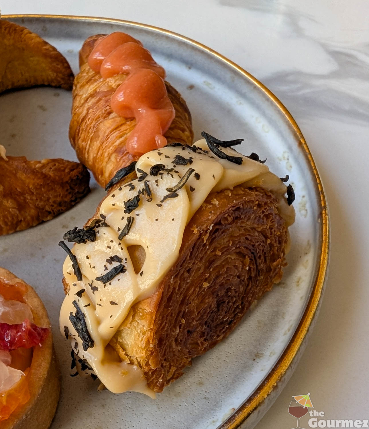 nudi blue earl grey croissant