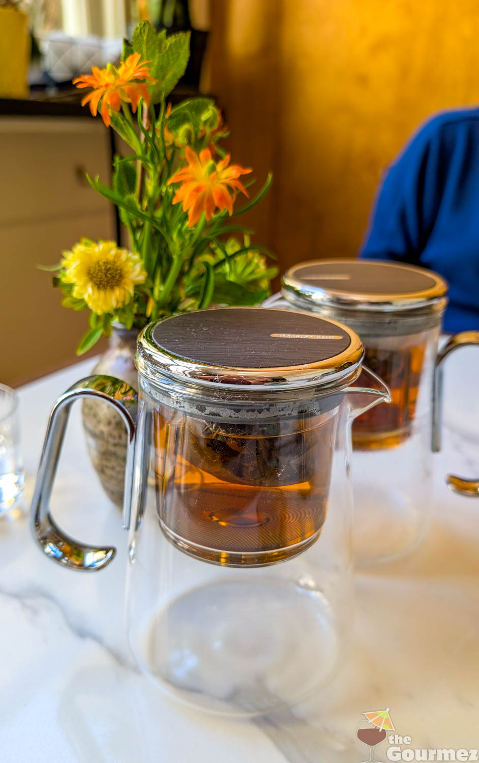 nudi blue tea service