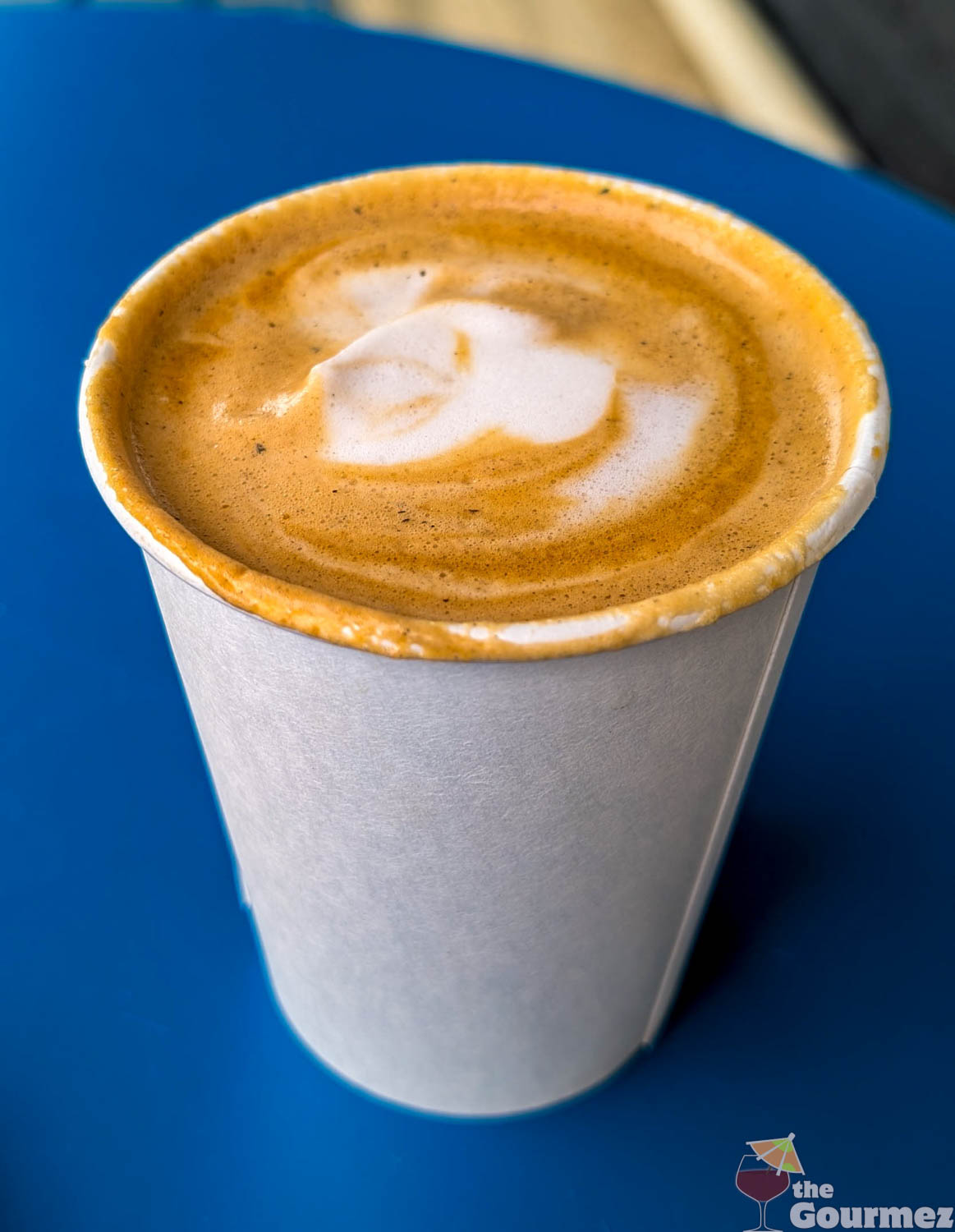 ones bakery black sesame latte